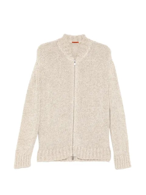 Barena zip knitted cardigan