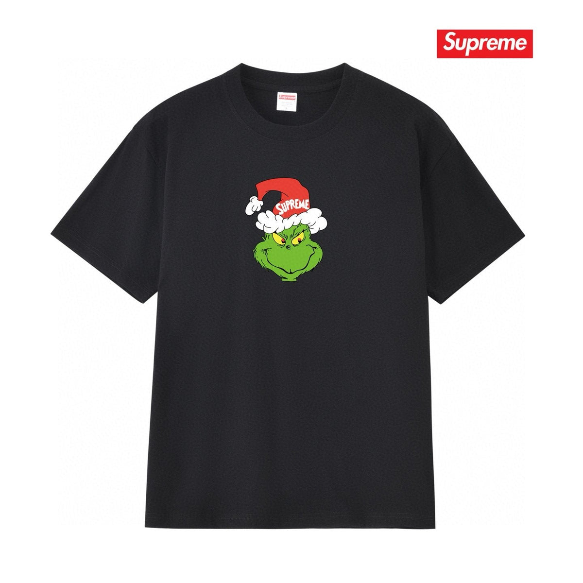 Supreme Grinch Santa Graphic T-Shirt