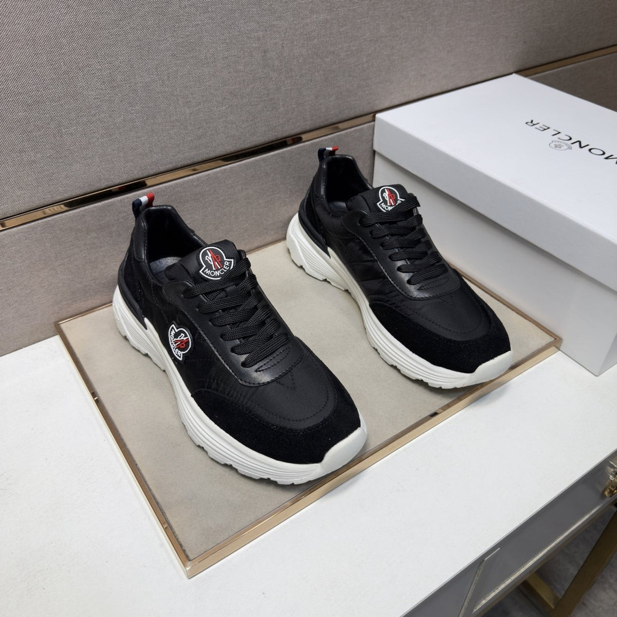 Moncler Low-Top Panel Sneakers